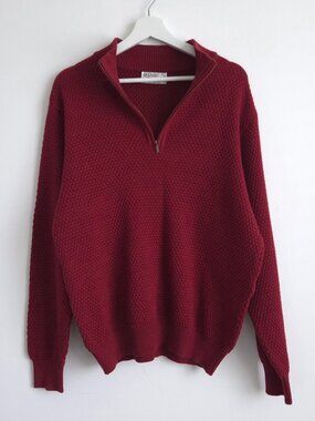 Vintage Quarter Zip Sweater